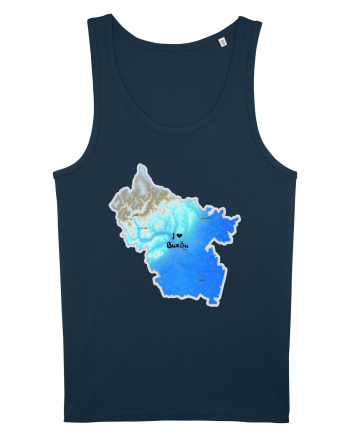 Buzău County Map Navy