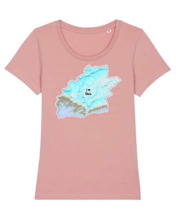 Sibiu County Map Canyon Pink