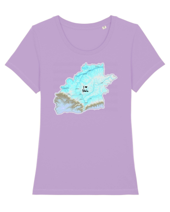 Sibiu County Map Lavender Dawn
