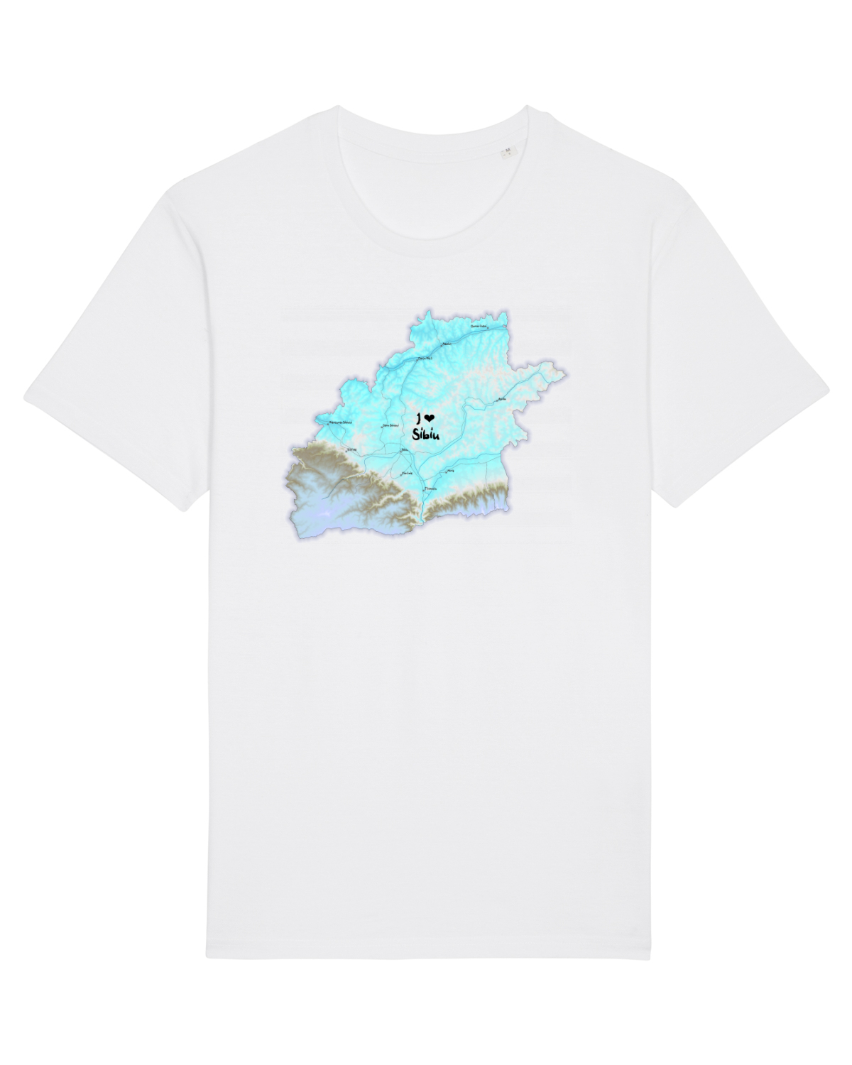 Tricou mânecă scurtă Unisex Rocker White