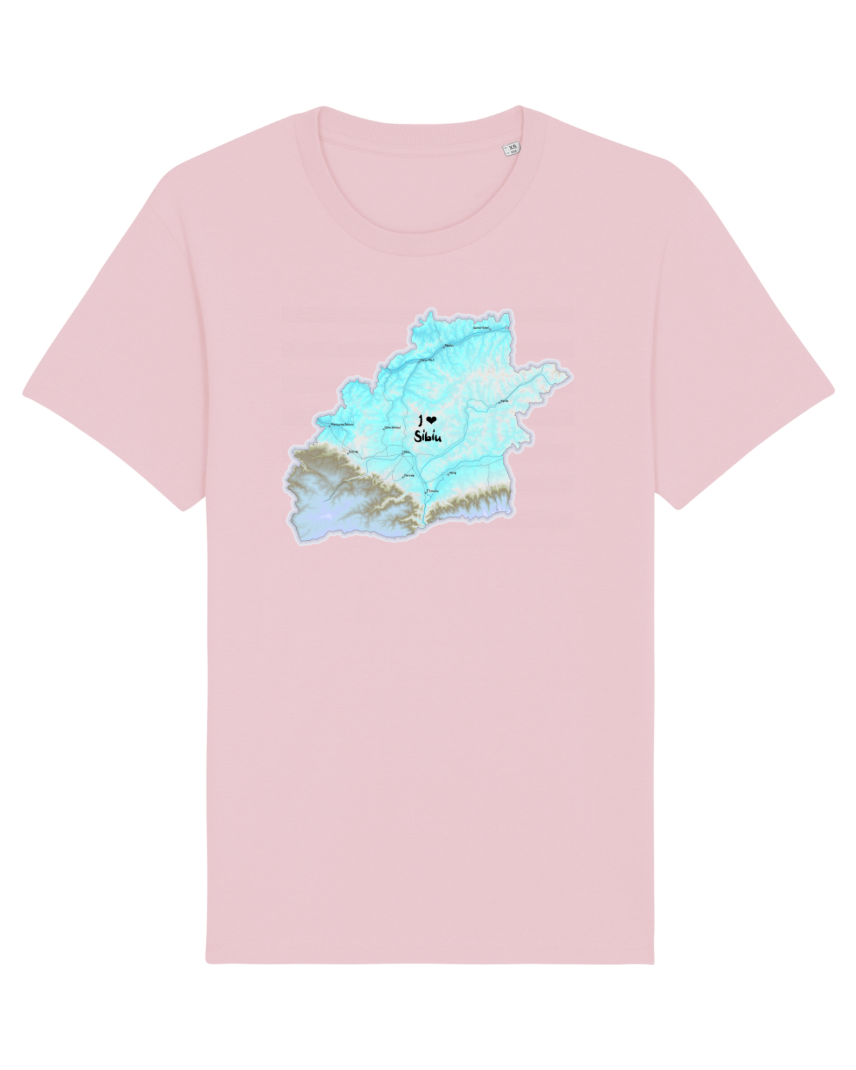 Tricou mânecă scurtă Unisex Rocker Cotton Pink