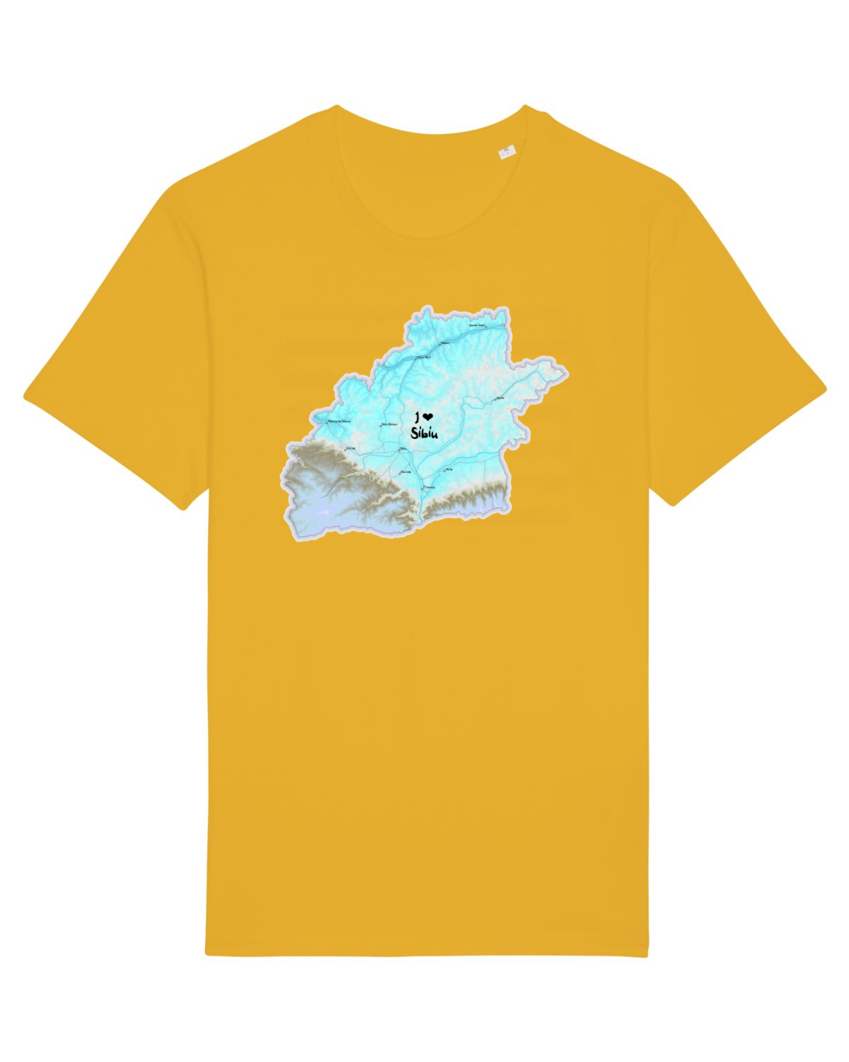 Tricou mânecă scurtă Unisex Rocker Spectra Yellow