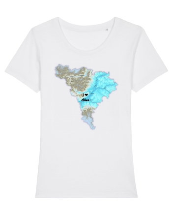 Alba County Map White