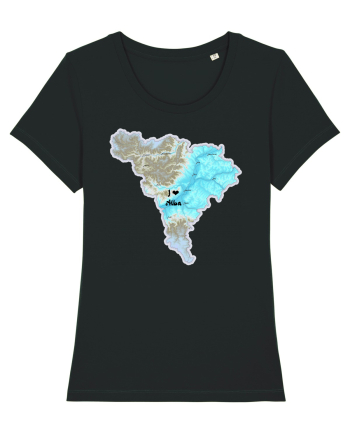 Alba County Map Black