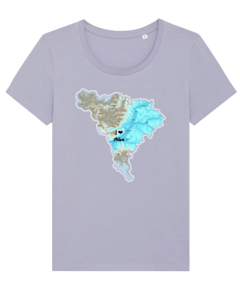 Alba County Map Lavender