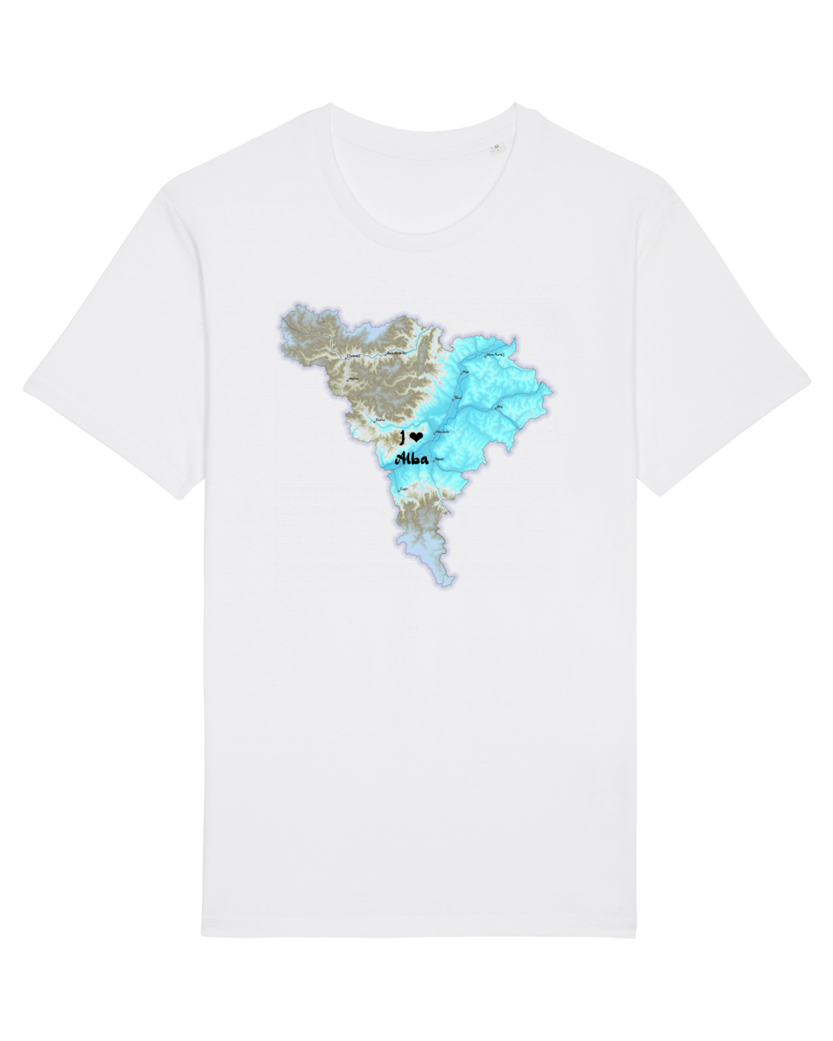 Tricou mânecă scurtă Unisex Rocker White