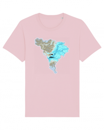 Alba County Map Cotton Pink
