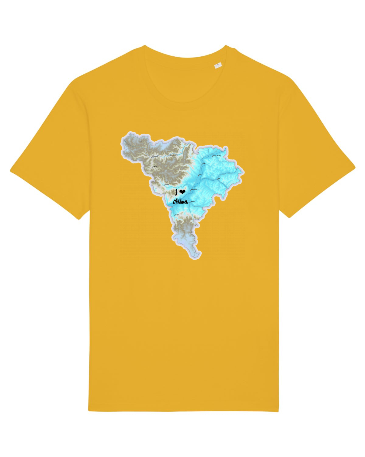 Tricou mânecă scurtă Unisex Rocker Spectra Yellow
