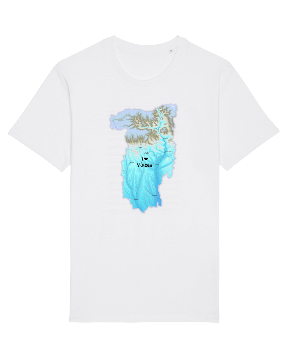 Tricou mânecă scurtă Unisex Rocker White