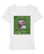Even a Fool Has at Least one Talent Tricou mânecă scurtă guler larg fitted Damă Expresser