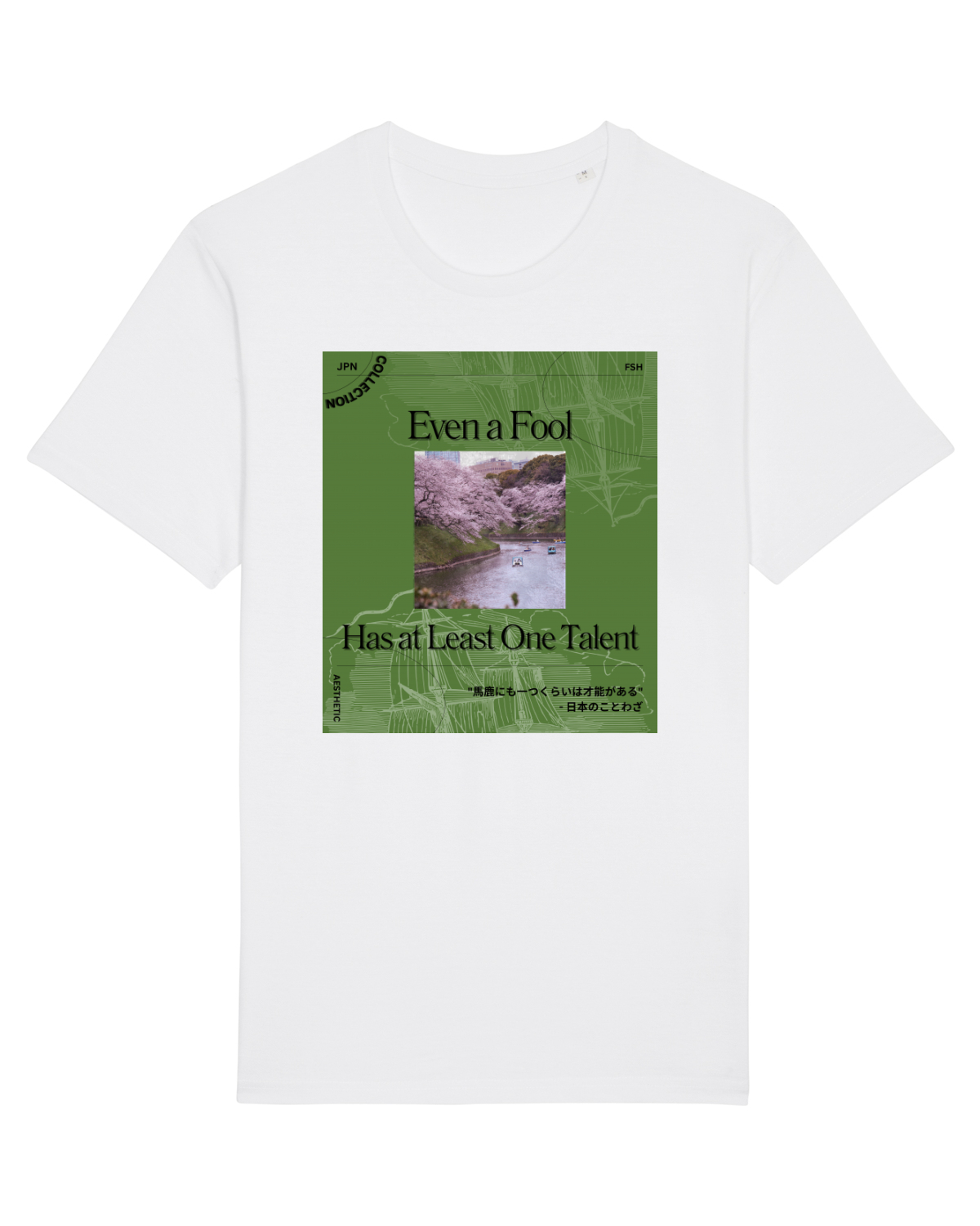 Tricou mânecă scurtă Unisex Rocker White