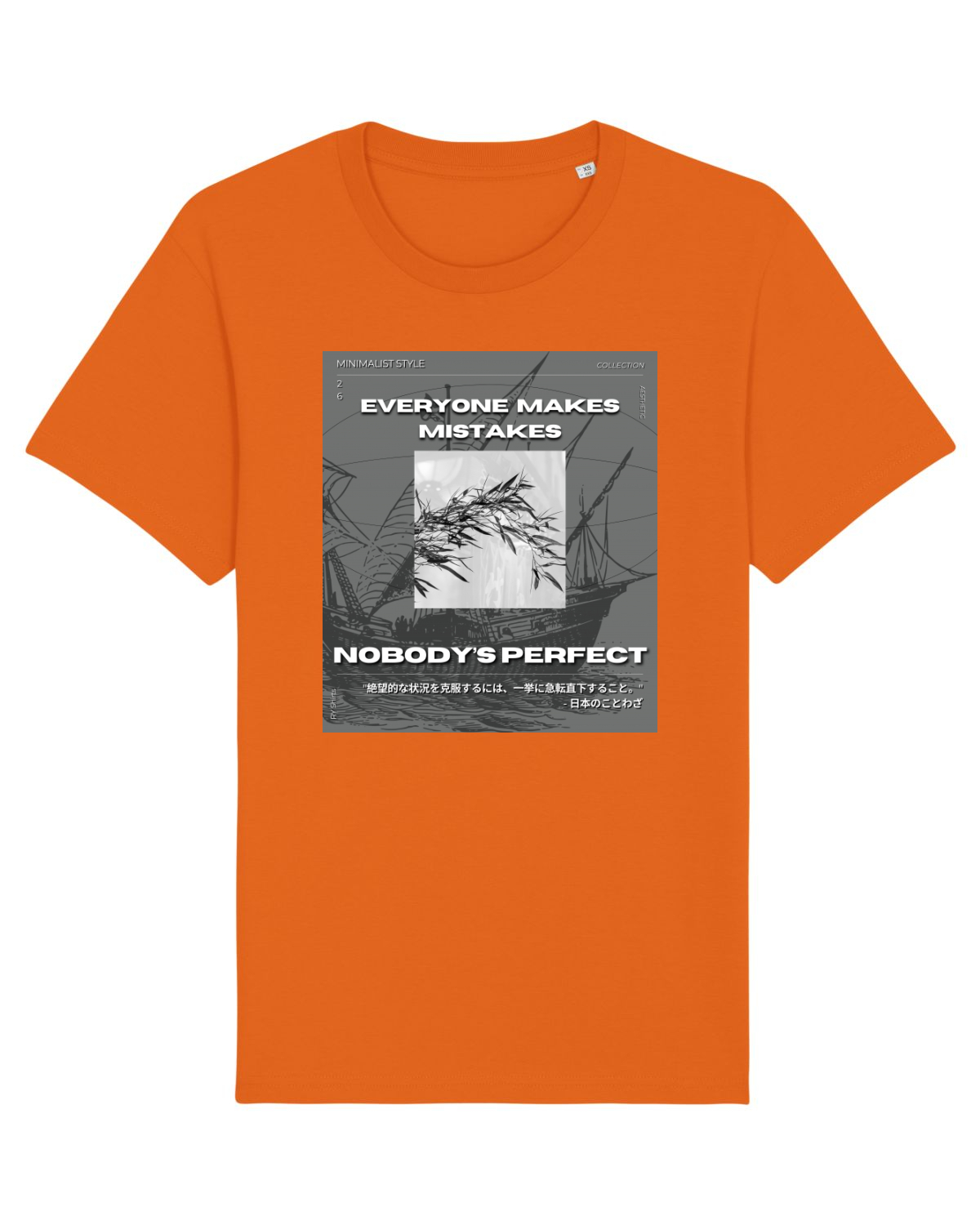 Tricou mânecă scurtă Unisex Rocker Bright Orange