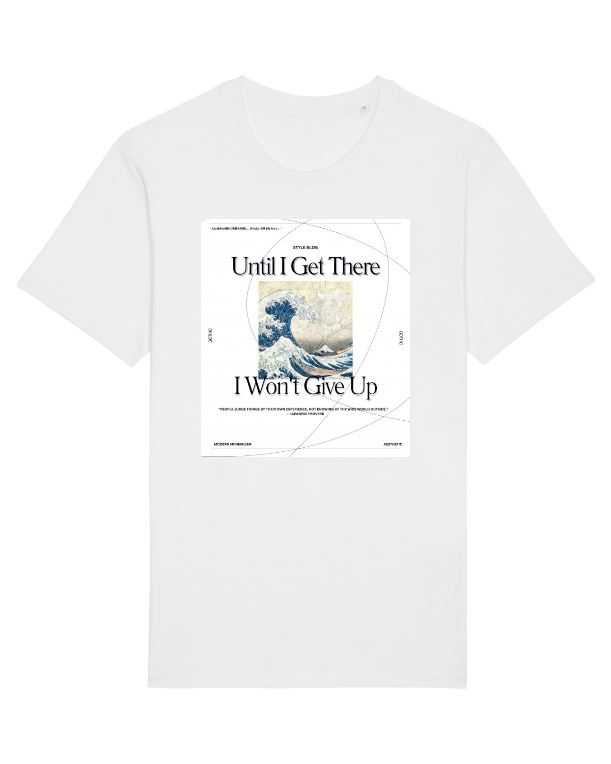 Tricou mânecă scurtă Unisex Rocker White