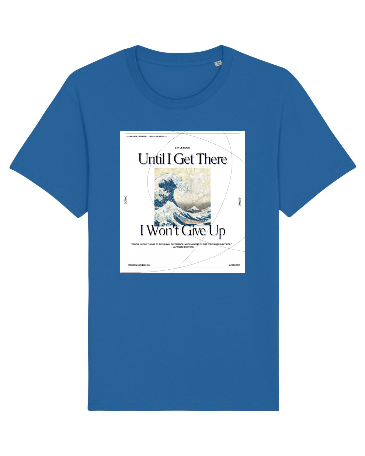 Tricou mânecă scurtă Unisex Rocker Royal Blue