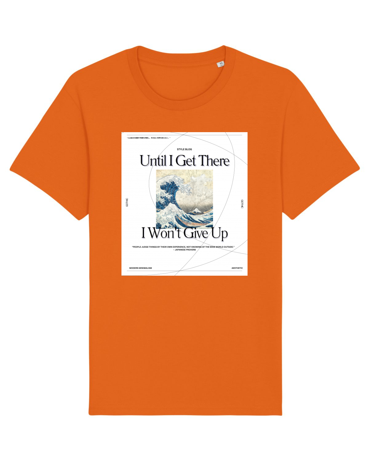 Tricou mânecă scurtă Unisex Rocker Bright Orange