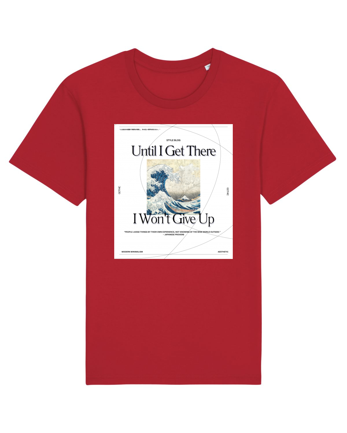 Tricou mânecă scurtă Unisex Rocker Red
