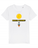 When moon?? Tricou mânecă scurtă  Copii Mini Creator