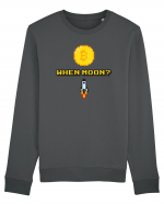 When moon?? Bluză mânecă lungă Unisex Rise