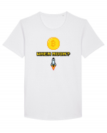 When moon?? Tricou mânecă scurtă guler larg Bărbat Skater