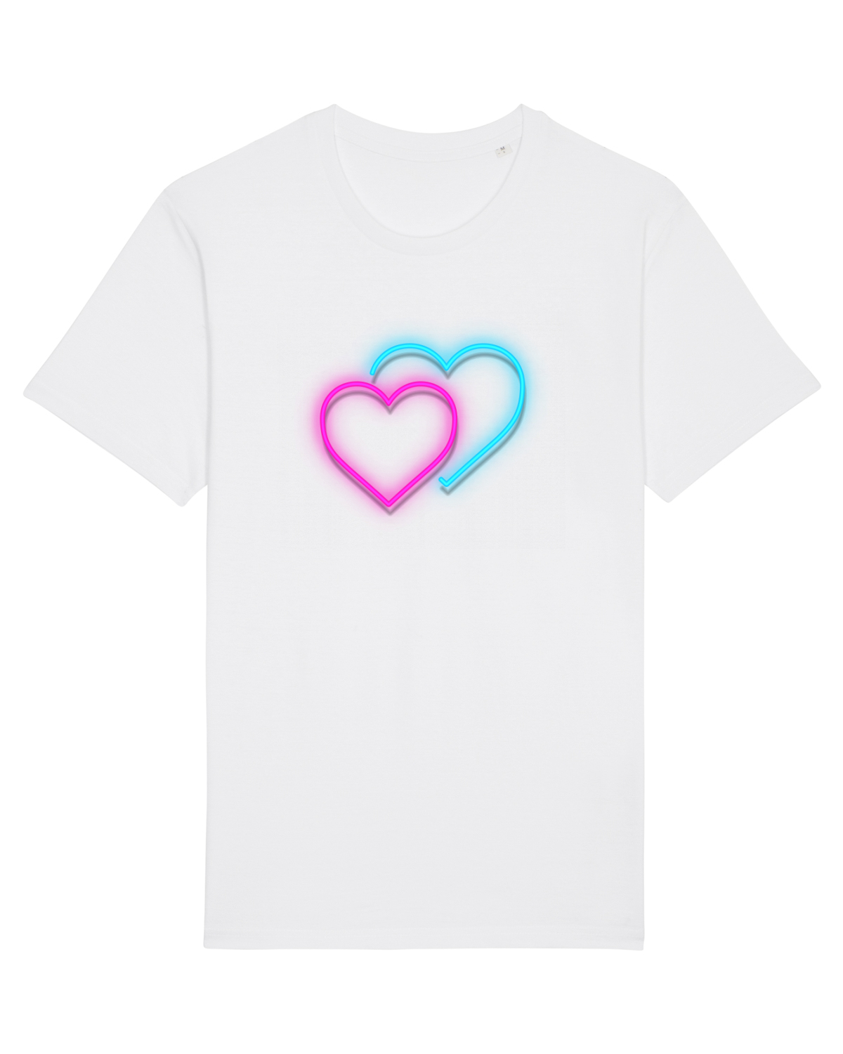 Tricou mânecă scurtă Unisex Rocker White