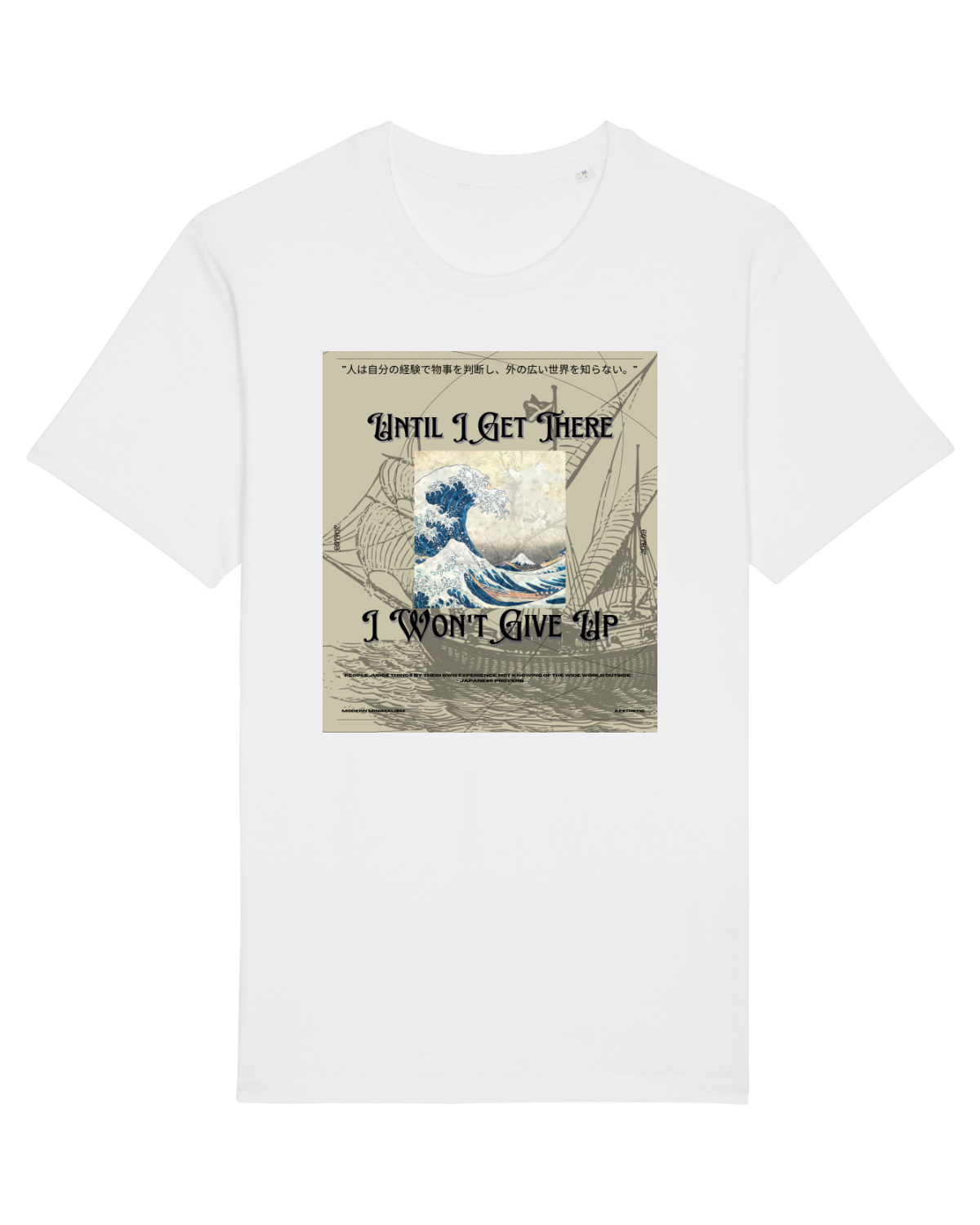 Tricou mânecă scurtă Unisex Rocker White