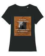 To Overcome A Desperate Situation Make A Complete Turn In One Sudden Burst Tricou mânecă scurtă guler larg fitted Damă Expresser