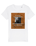 To Overcome A Desperate Situation Make A Complete Turn In One Sudden Burst Tricou mânecă scurtă  Copii Mini Creator