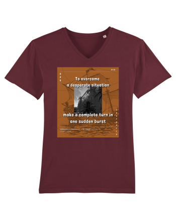 To Overcome A Desperate Situation Make A Complete Turn In One Sudden Burst Burgundy