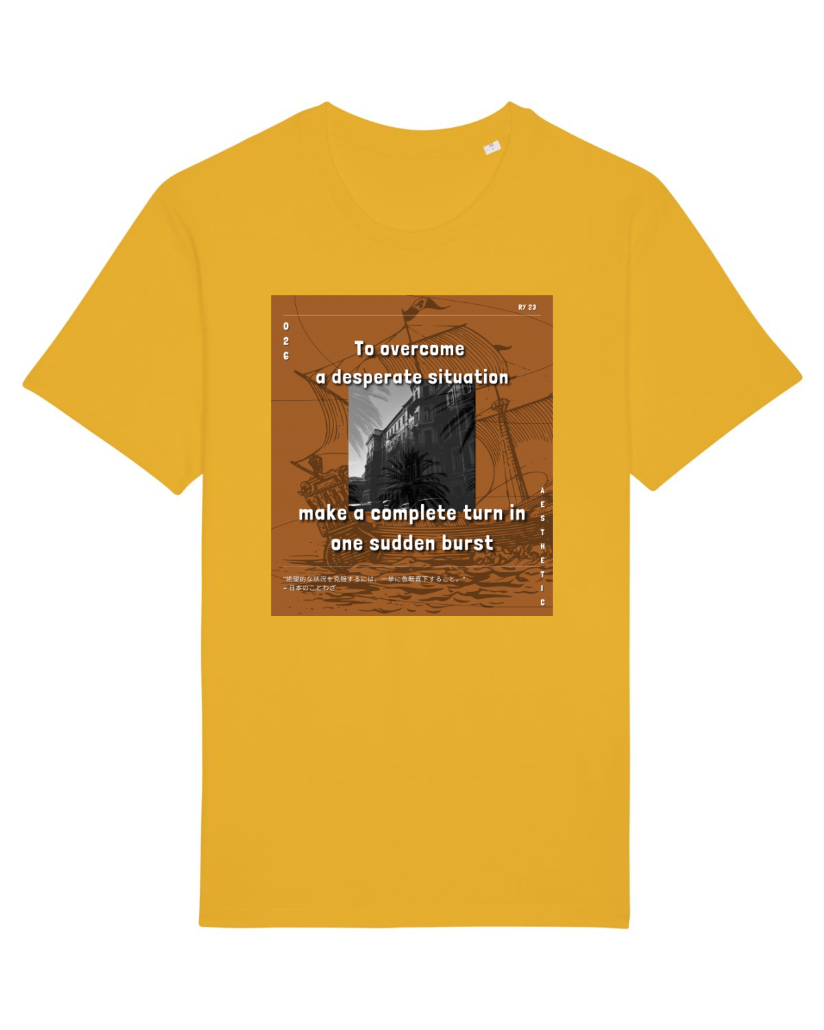 Tricou mânecă scurtă Unisex Rocker Spectra Yellow