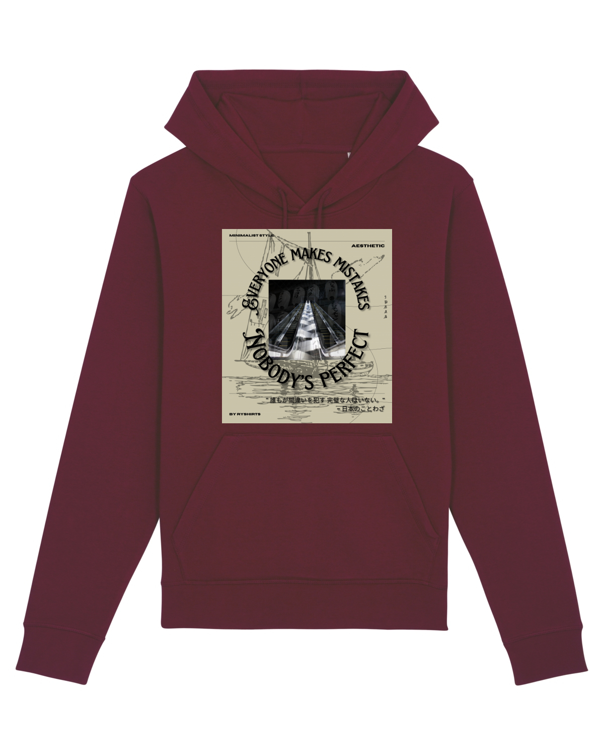 Hanorac Unisex Drummer Burgundy