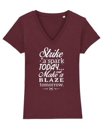 Make a blaze Burgundy