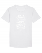 Make a blaze Tricou mânecă scurtă guler larg Bărbat Skater
