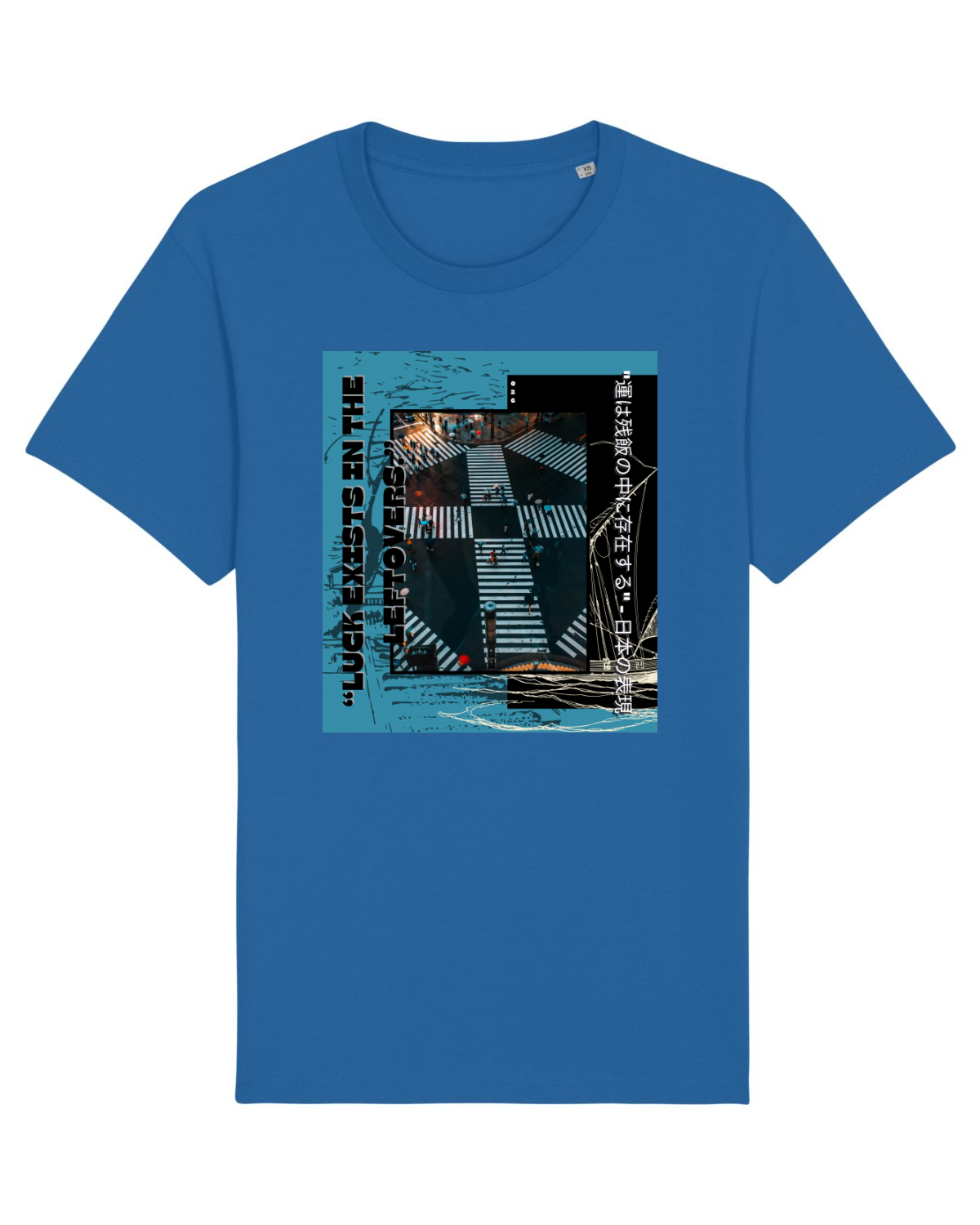 Tricou mânecă scurtă Unisex Rocker Royal Blue