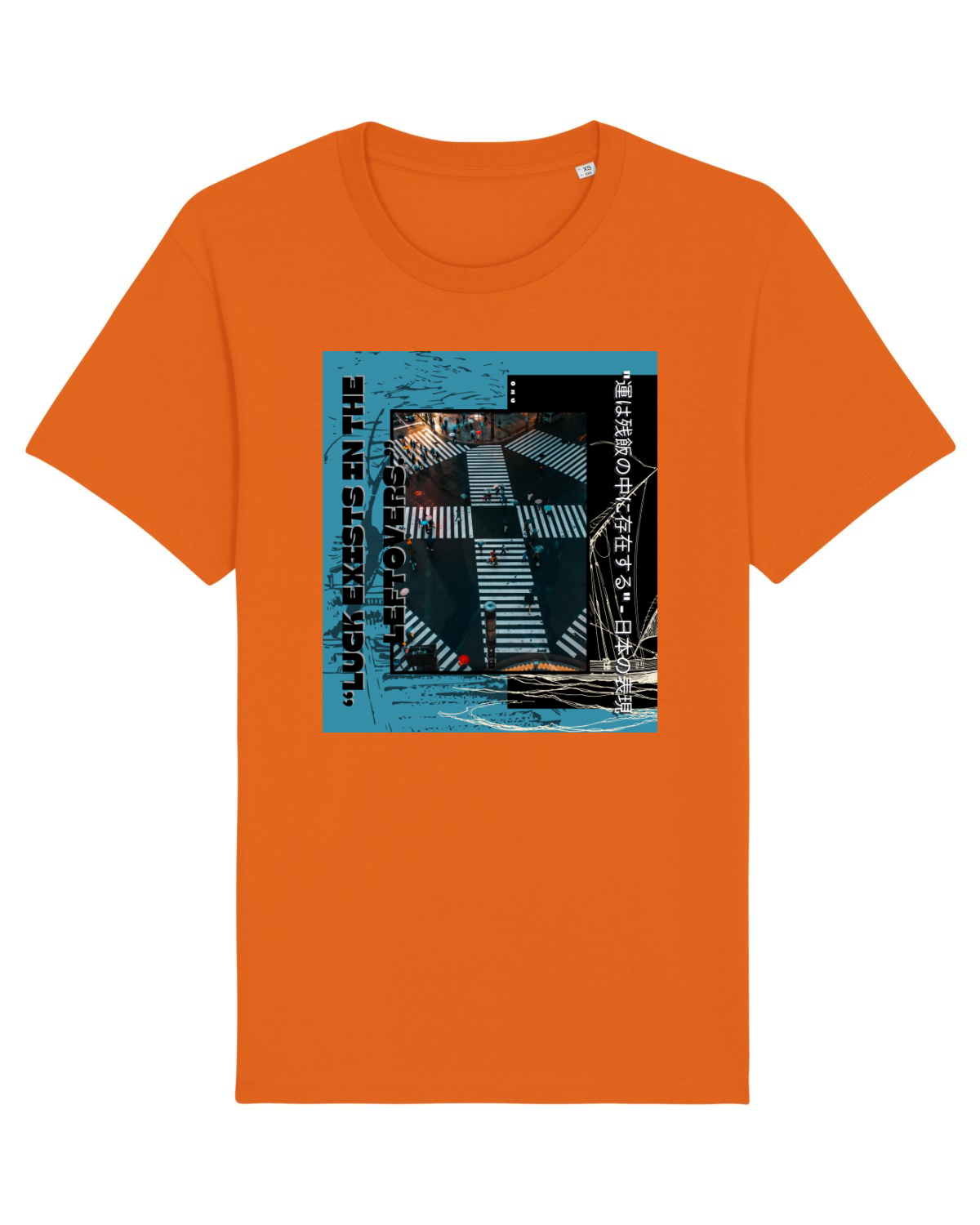 Tricou mânecă scurtă Unisex Rocker Bright Orange