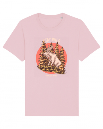 Stay Wild Explore More Cotton Pink