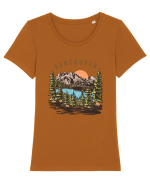 Vancouver Tricou mânecă scurtă guler larg fitted Damă Expresser
