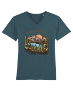 Vancouver Tricou mânecă scurtă guler V Bărbat Presenter