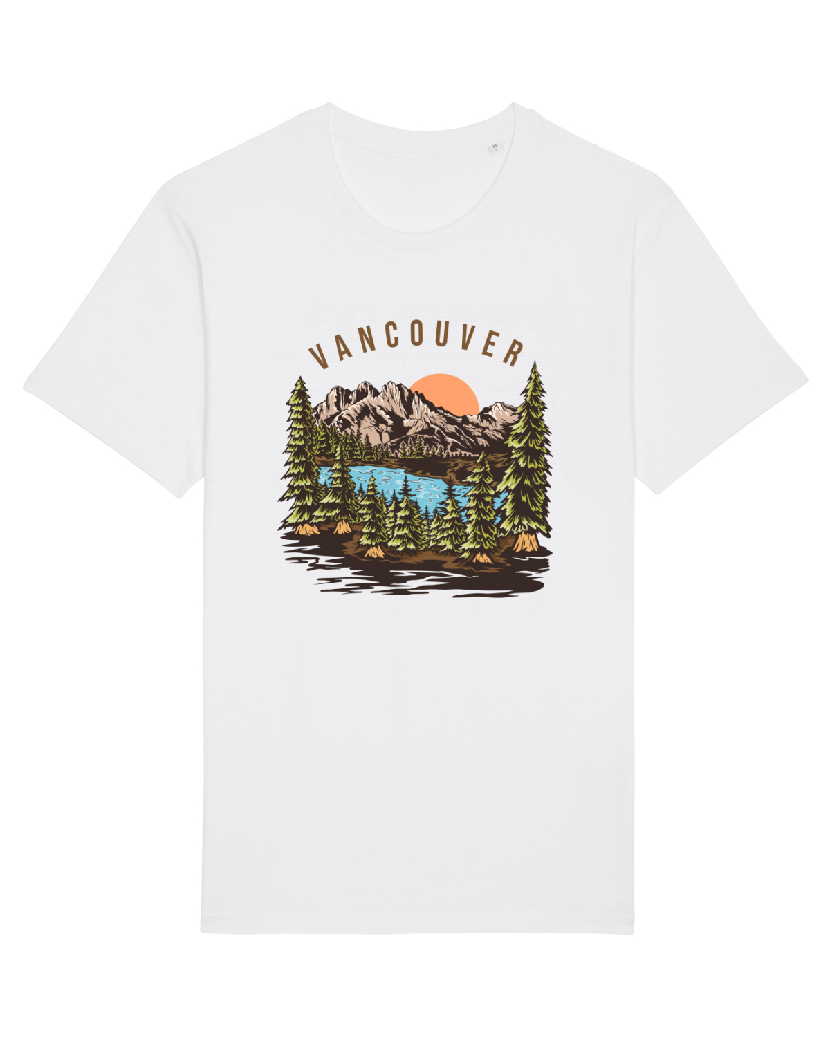 Tricou mânecă scurtă Unisex Rocker White