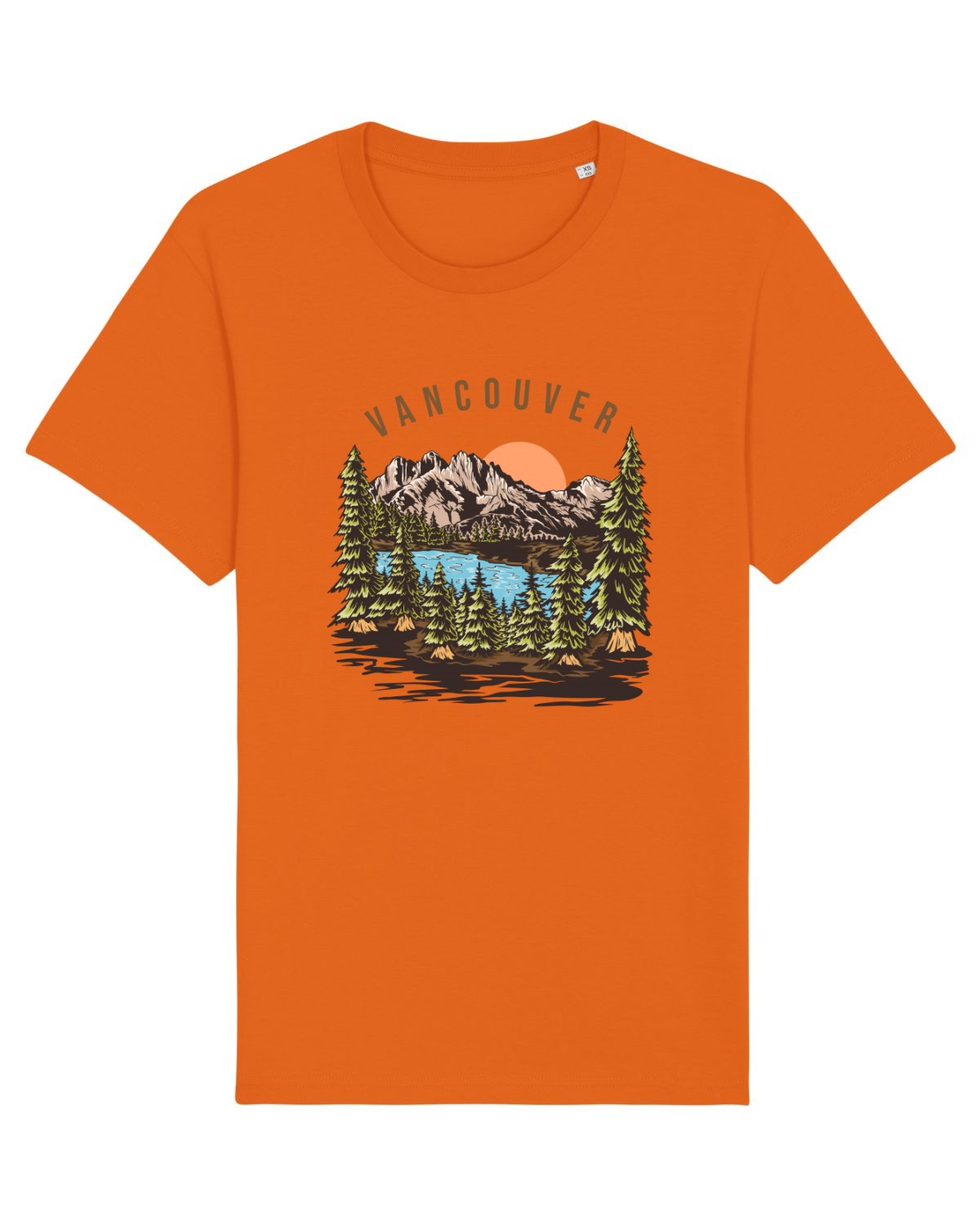Tricou mânecă scurtă Unisex Rocker Bright Orange