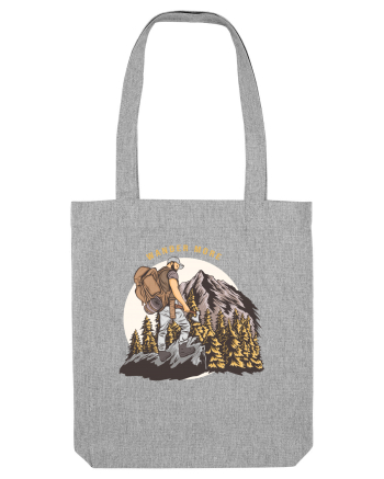 Wander More Heather Grey
