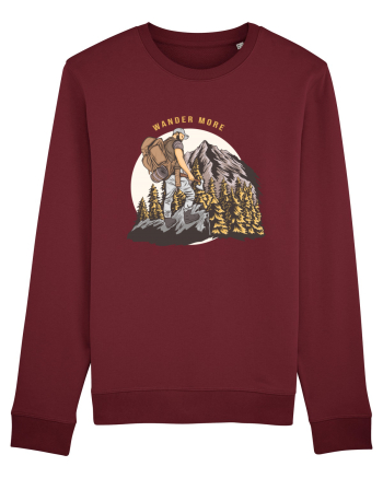 Wander More Burgundy