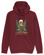 Wanderlust Hanorac cu fermoar Unisex Connector