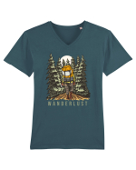 Wanderlust Tricou mânecă scurtă guler V Bărbat Presenter