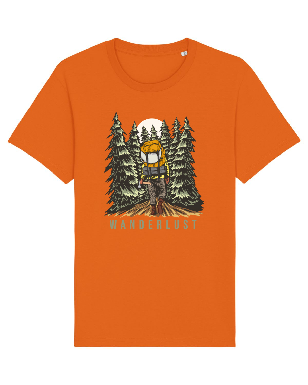 Tricou mânecă scurtă Unisex Rocker Bright Orange