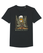 Wanderlust Tricou mânecă scurtă guler larg Bărbat Skater