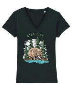 Wild Life Tricou mânecă scurtă guler V Damă Evoker
