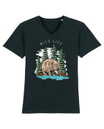 Wild Life Tricou mânecă scurtă guler V Bărbat Presenter