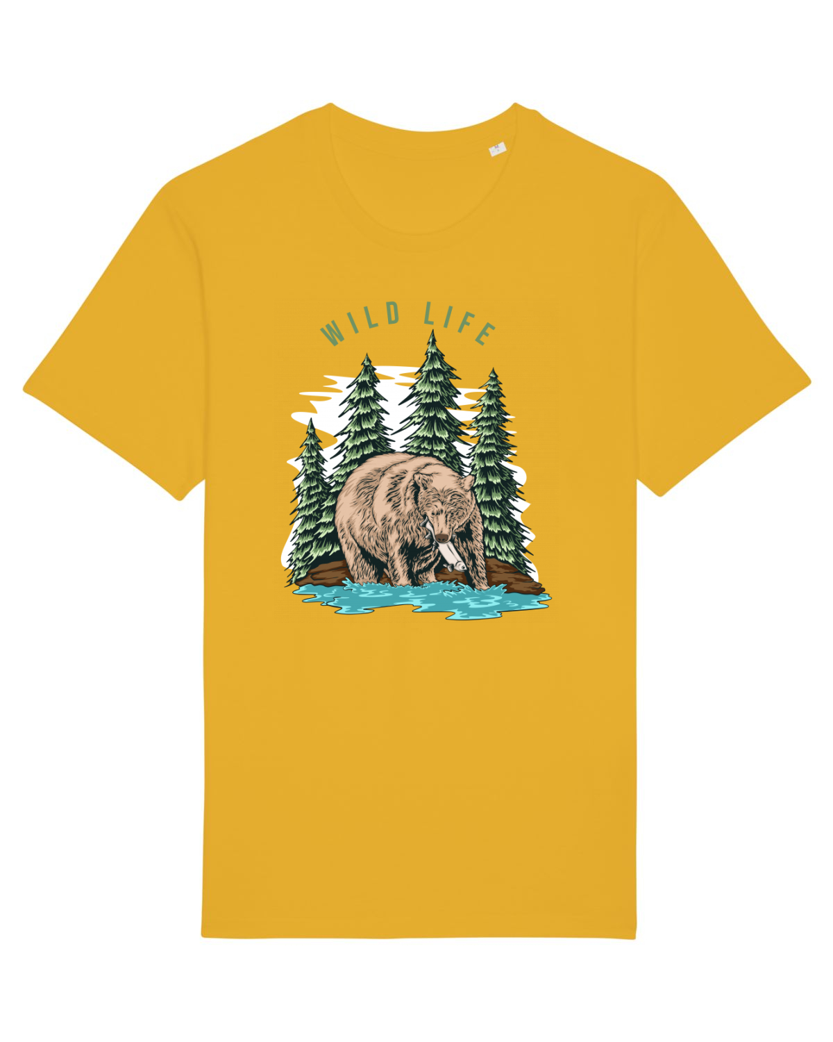 Tricou mânecă scurtă Unisex Rocker Spectra Yellow