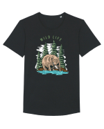 Wild Life Tricou mânecă scurtă guler larg Bărbat Skater