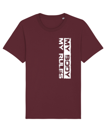 My body My rules Burgundy